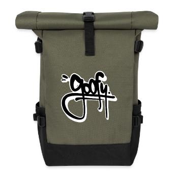 Goofy - Roll Top Backpack - olive/black - Front