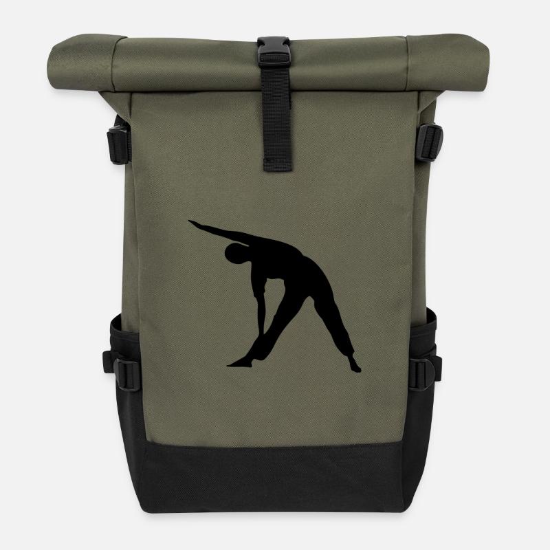 sport - Roll Top Backpack - olive/black