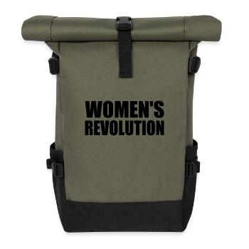 Womens revolution - Roll Top Backpack - olive/black - Front