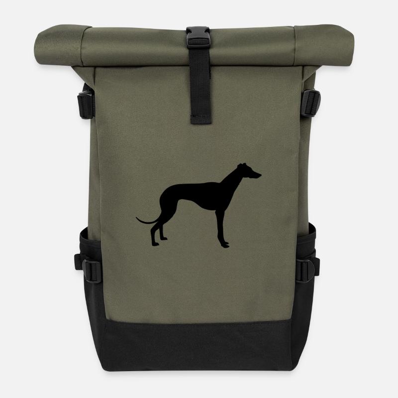 greyhound - Roll Top Backpack - olive/black