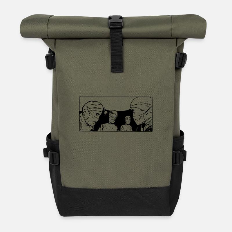 Operation - Rolltop Rucksack - Olive/Schwarz