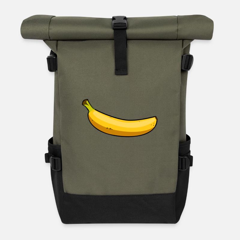 Banane - Rolltop Rucksack - Olive/Schwarz