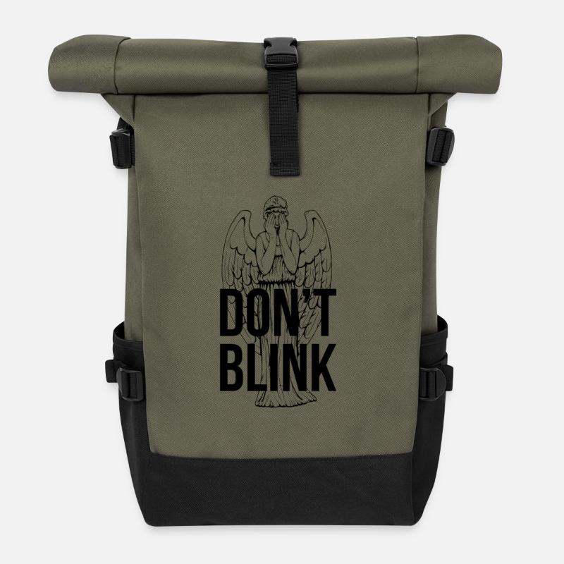 Don't Blink - Rolltop Rucksack - Olive/Schwarz