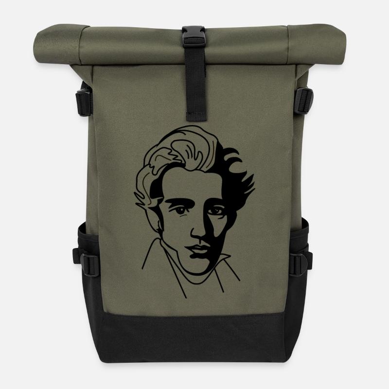 Soren Kierkegaard - Rolltop Rucksack - Olive/Schwarz