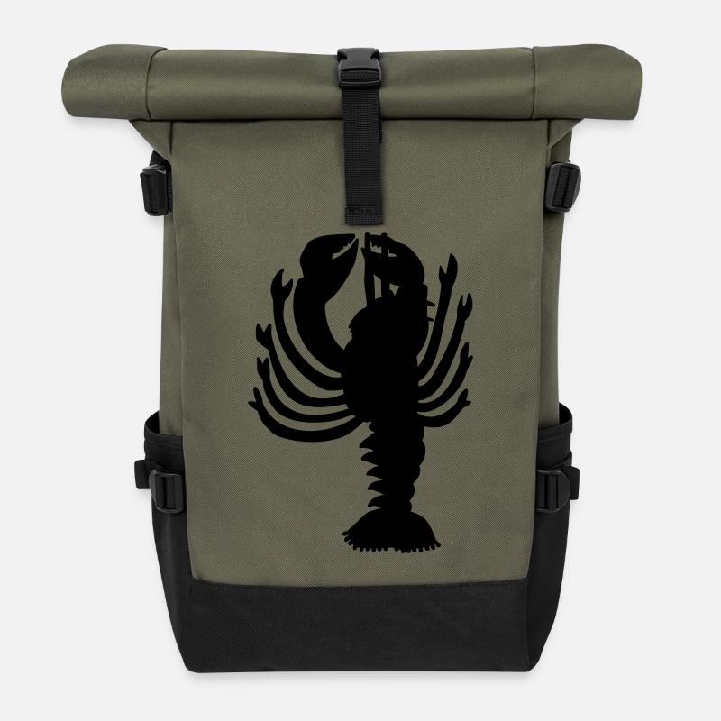 Hummer - Rolltop Rucksack - Olive/Schwarz