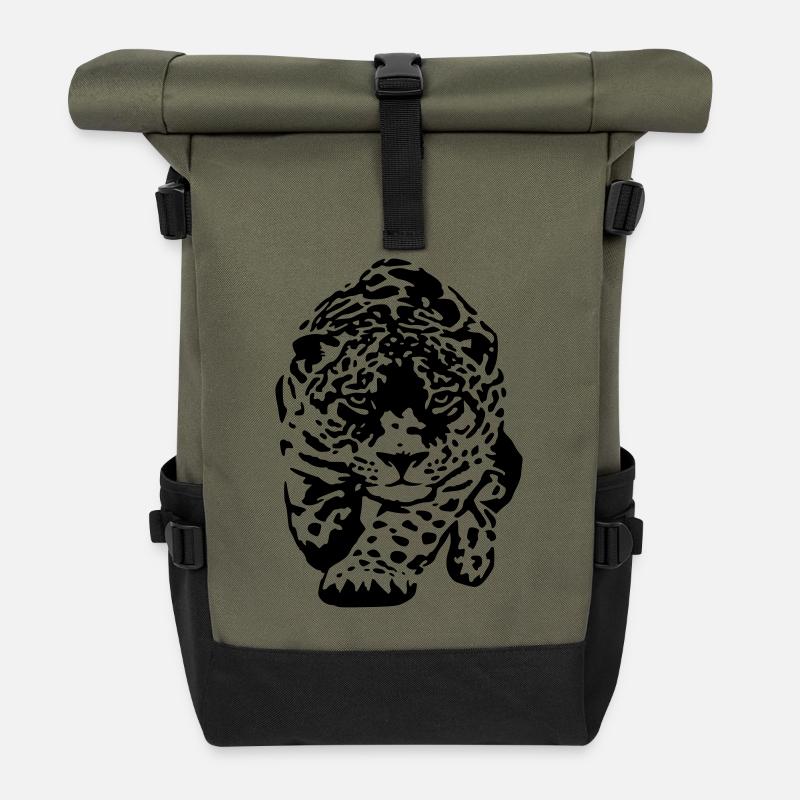 jaguar - Rolltop Rucksack - Olive/Schwarz