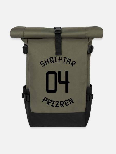 04 Prizren - Rolltop Rucksack - Olive/Schwarz