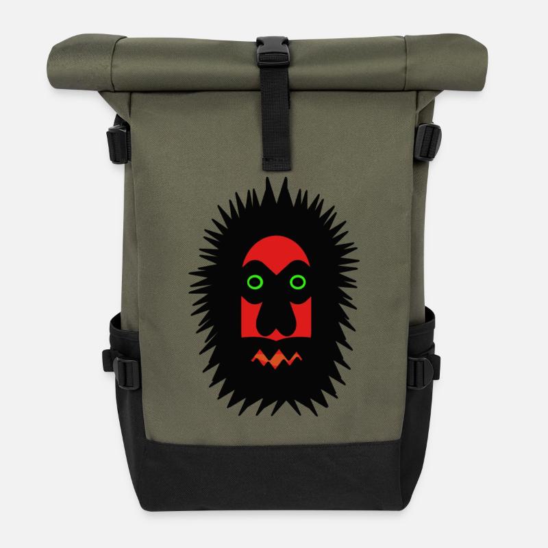 Gaff - Sac à dos roll top - olive/noir