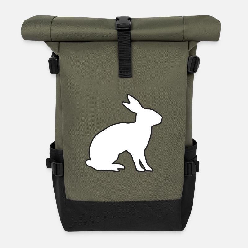 Hase - Rolltop Rucksack - Olive/Schwarz