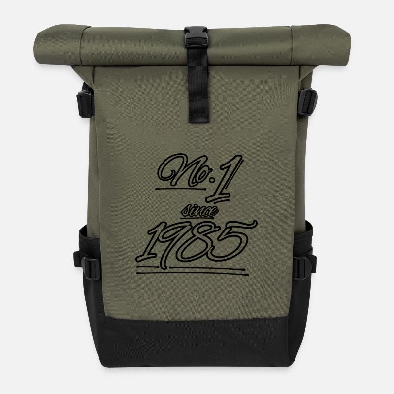 No.1 since 1985 - Rolltop Rucksack - Olive/Schwarz