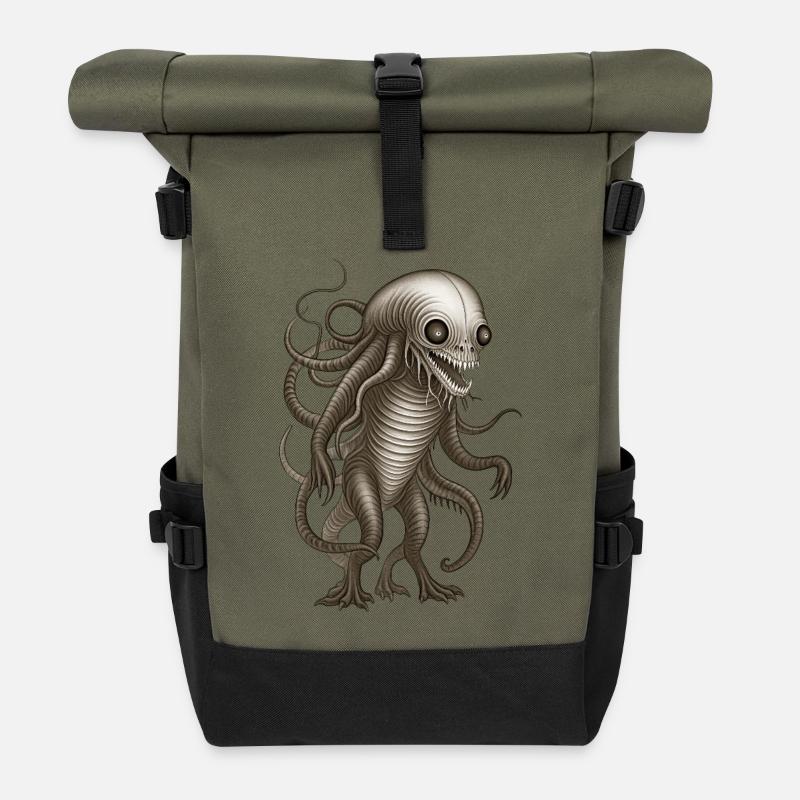 BUG #3 – dunkle Hölle - Rolltop Rucksack - Olive/Schwarz