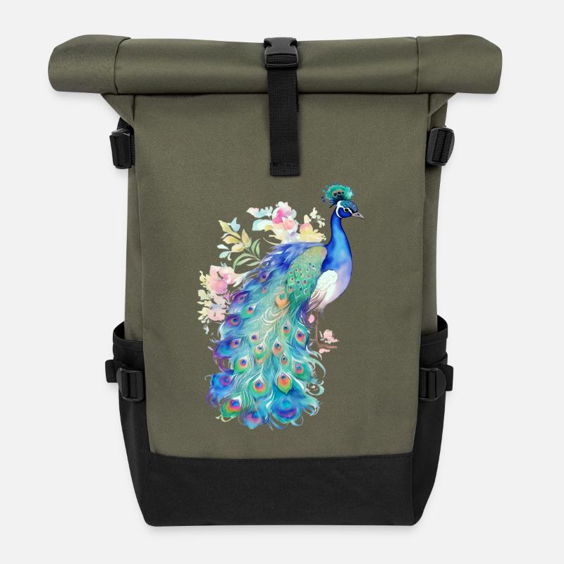 Pfau - Rolltop Rucksack - Olive/Schwarz