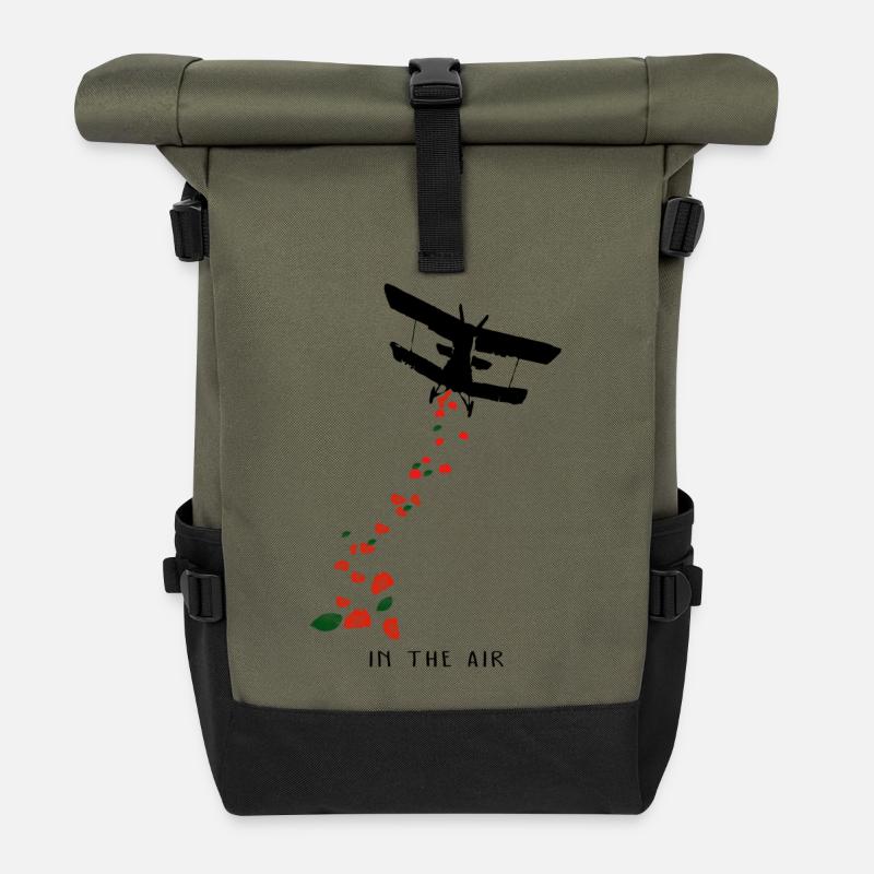Luft - Rolltop Rucksack - Olive/Schwarz