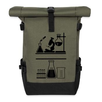 Labor - Rolltop Rucksack - Olive/Schwarz - Vorne