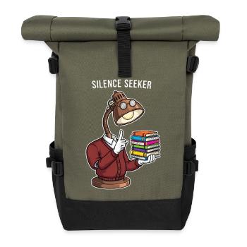 Lampengeist der Bibliothek - Sac à dos roll top - olive/noir - Devant
