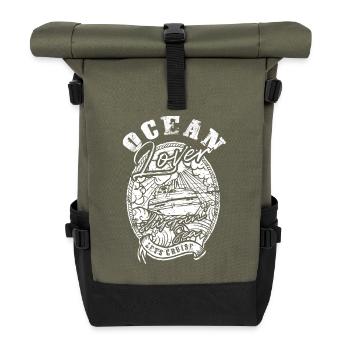 Ocean Lover Kreuzfahrt - Rolltop Rucksack - Olive/Schwarz - Vorne