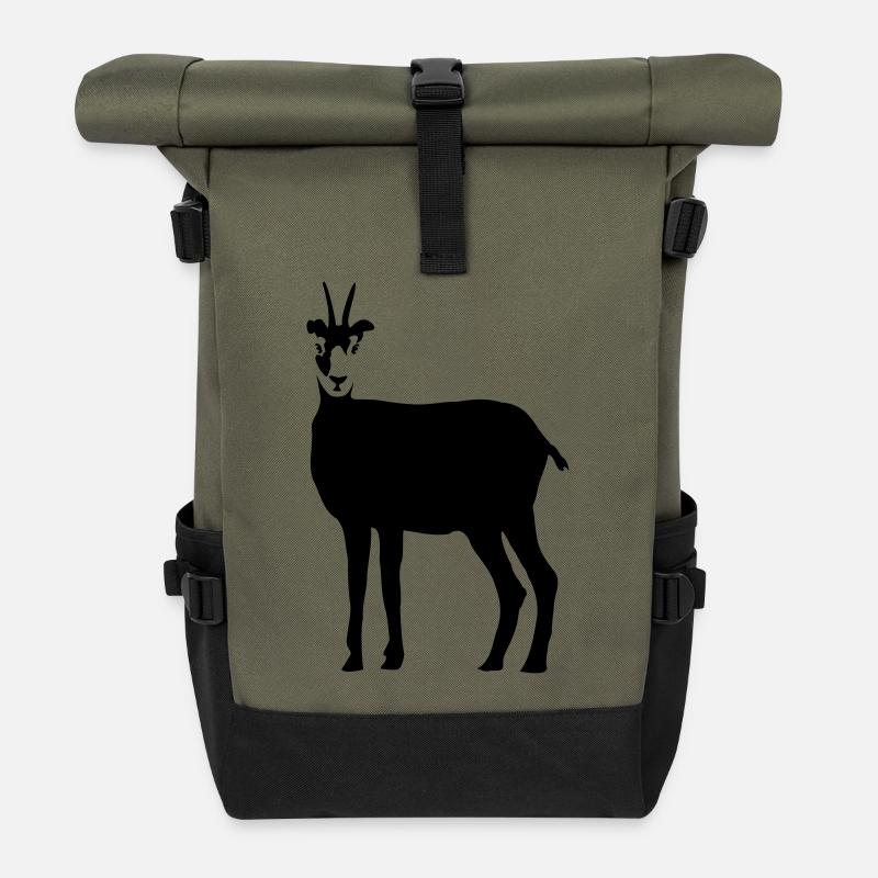 Le Chamois (Vector) - Sac à dos roll top - olive/noir