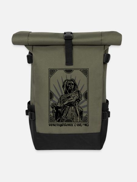 Vercingetorix - Rolltop Rucksack - Olive/Schwarz