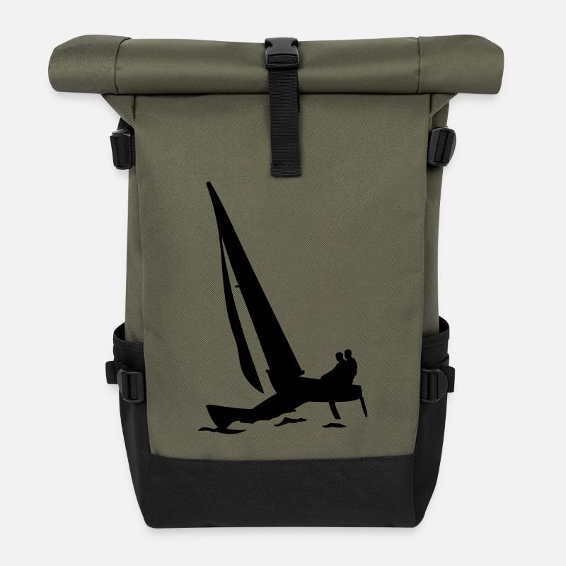 Katamaran - Rolltop Rucksack - Olive/Schwarz