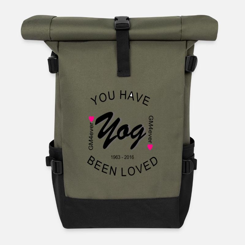 Vous avez été aimé Affiche - Sac à dos roll top - olive/noir