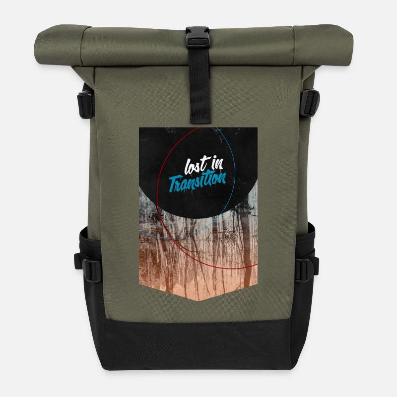 lost in Transition - Rolltop Rucksack - Olive/Schwarz