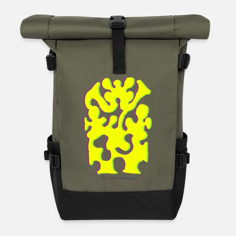 Proyecto_nuevo_-21- - Rolltop Rucksack - Olive/Schwarz