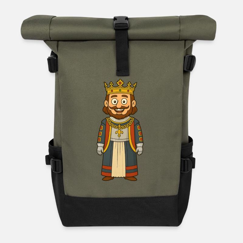 Géant josemiguelérique - Sac à dos roll top - olive/noir
