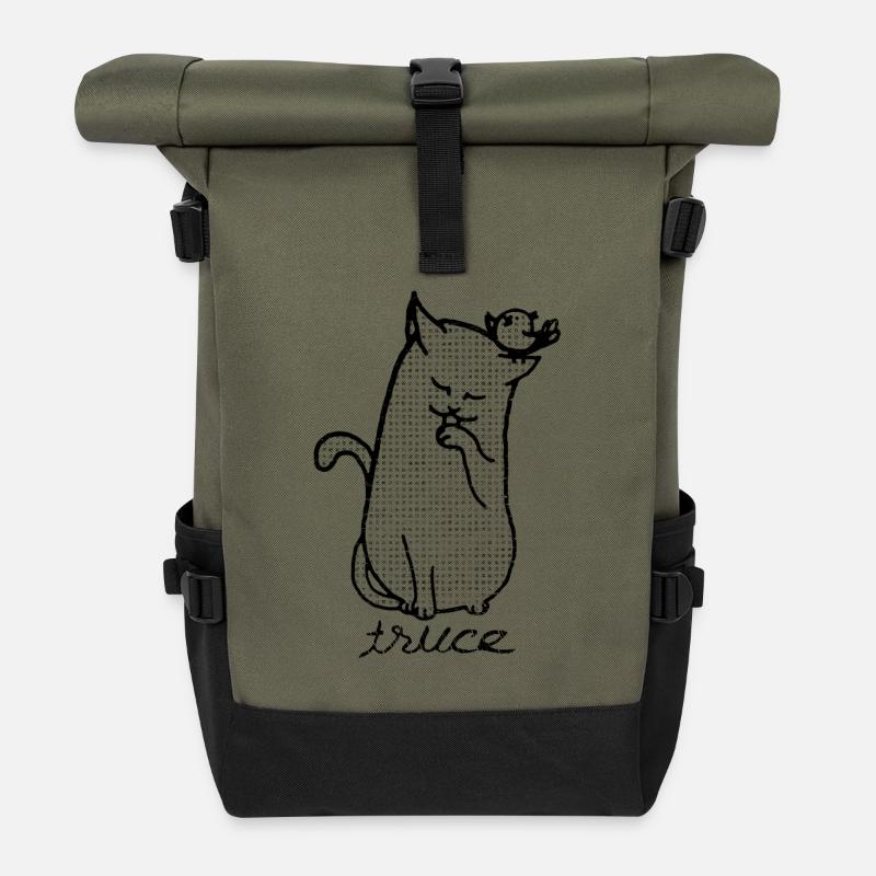 truce - Rolltop Rucksack - Olive/Schwarz