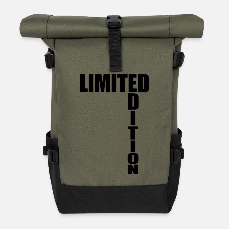 Limited Edition - Rolltop Rucksack - Olive/Schwarz
