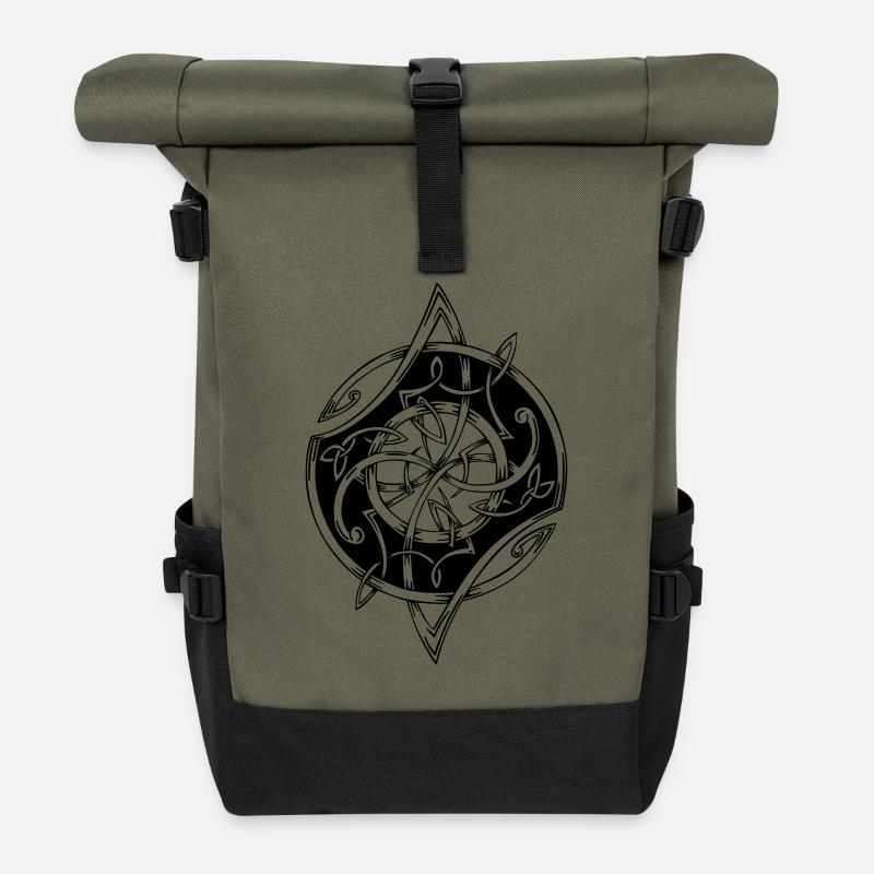 celtic 11 - Rolltop Rucksack - Olive/Schwarz