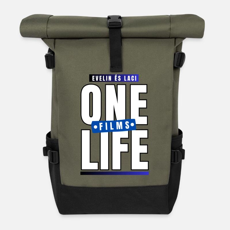 OneLife Films - Roll Top Backpack - olive/black