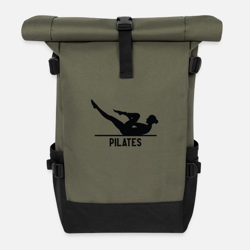 Pilates - Rolltop Rucksack - Olive/Schwarz