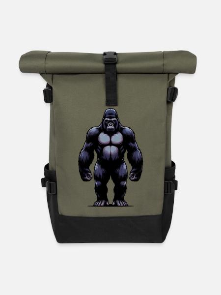 Gorilla - Rolltop Rucksack - Olive/Schwarz