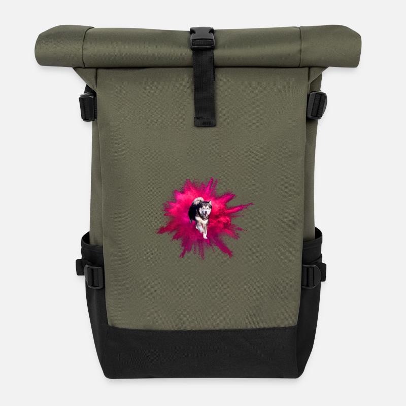 Malamute Uhlan - Rolltop Rucksack - Olive/Schwarz