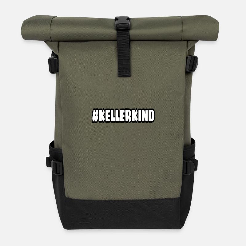 Kellerkind - Rolltop Rucksack - Olive/Schwarz