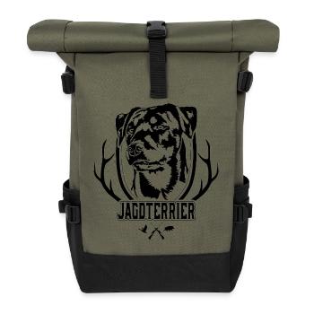 Chiens de chasse Terrier Chien de chasse Chien de chasse Wilsigns - Sac à dos roll top - olive/noir - Devant