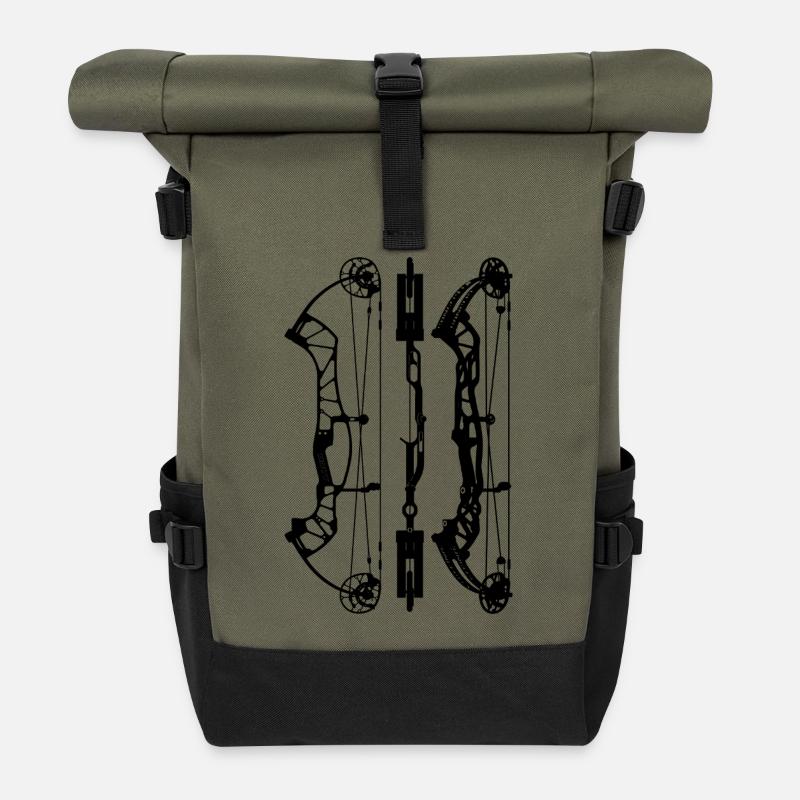 HoytConceptFX_Plans - Rolltop Rucksack - Olive/Schwarz