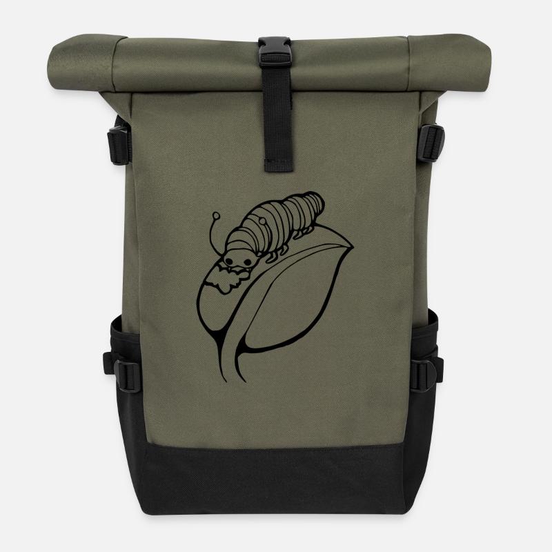 raup 31 - Rolltop Rucksack - Olive/Schwarz