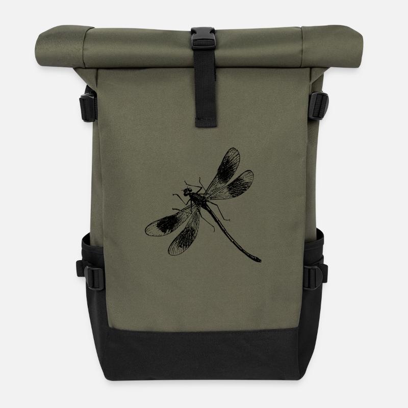 libe 31 - Rolltop Rucksack - Olive/Schwarz