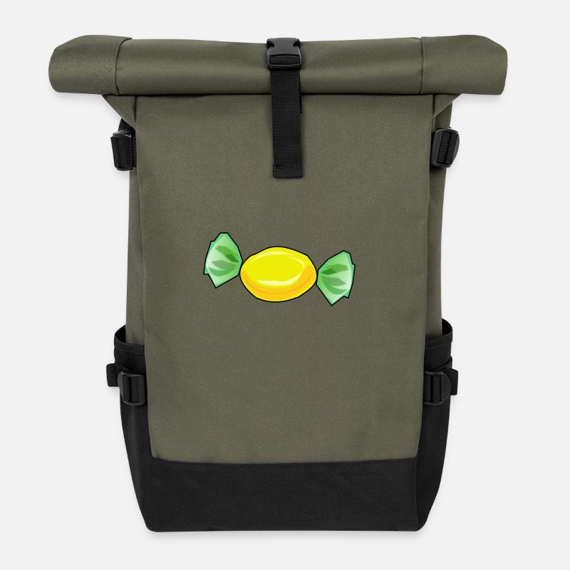 Bonbon - Rolltop Rucksack - Olive/Schwarz
