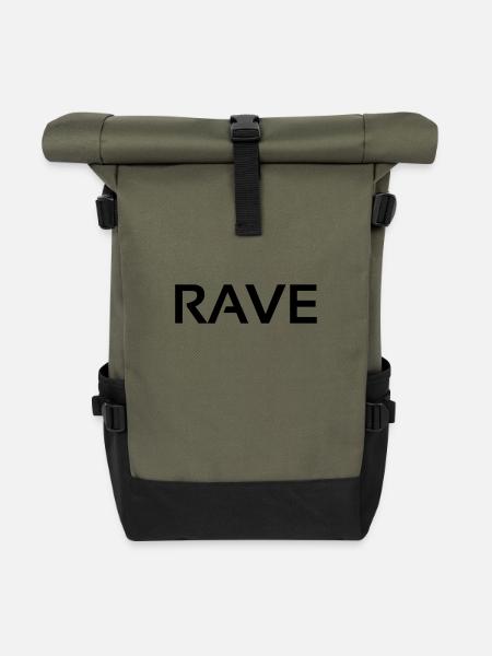 Rave - Rolltop Rucksack - Olive/Schwarz