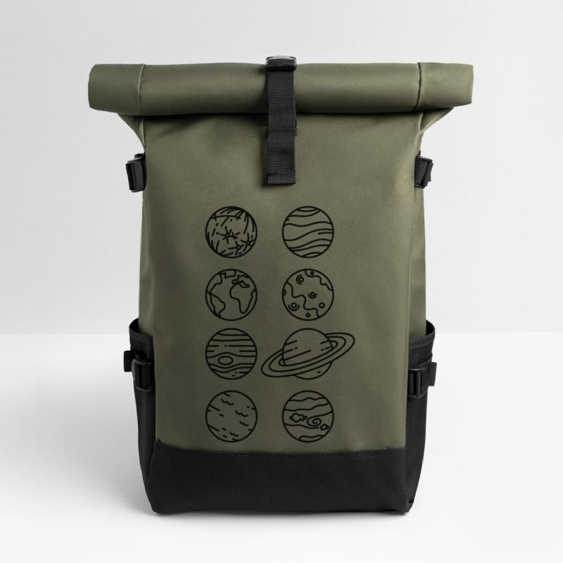 Solar System Planets – Solar System Space Roll Top Backpack