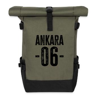 Ankara 06 – Proud of the Capital Region - Roll Top Backpack - olive/black - Front