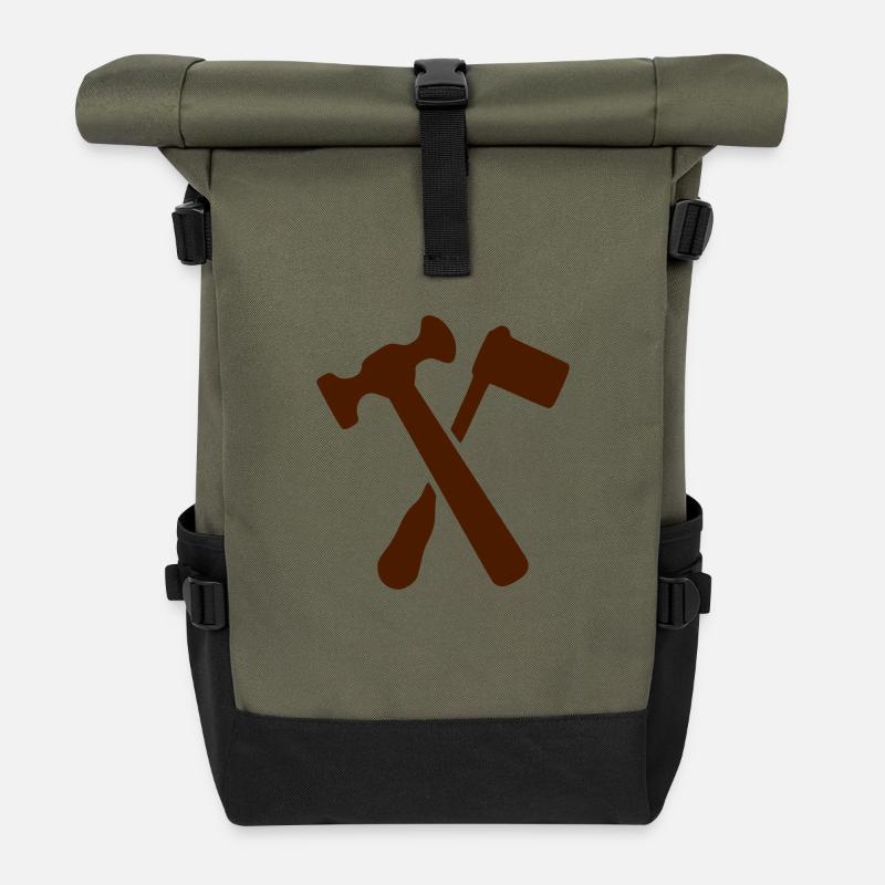 Klempner - Rolltop Rucksack - Olive/Schwarz