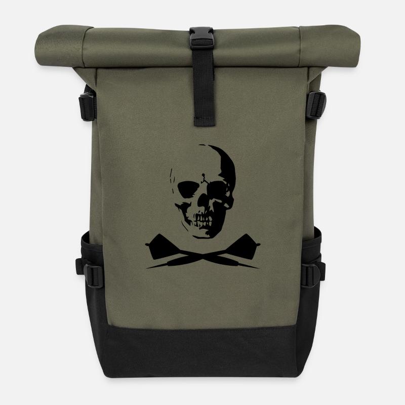 Dart - Rolltop Rucksack - Olive/Schwarz