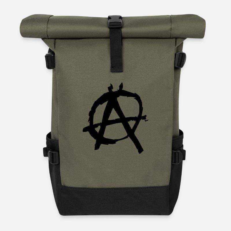 anarchy - Sac à dos roll top - olive/noir