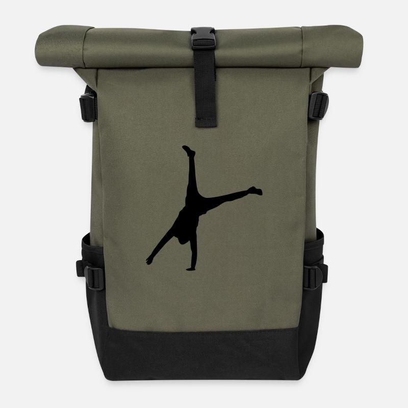 handstand move - Rolltop Rucksack - Olive/Schwarz