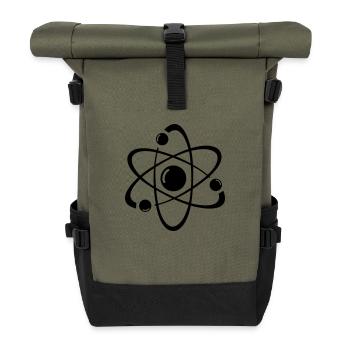 atom - Rolltop Rucksack - Olive/Schwarz - Vorne