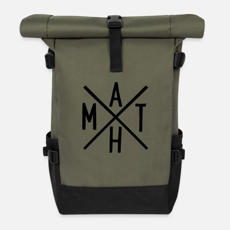 Mathe - Rolltop Rucksack - Olive/Schwarz
