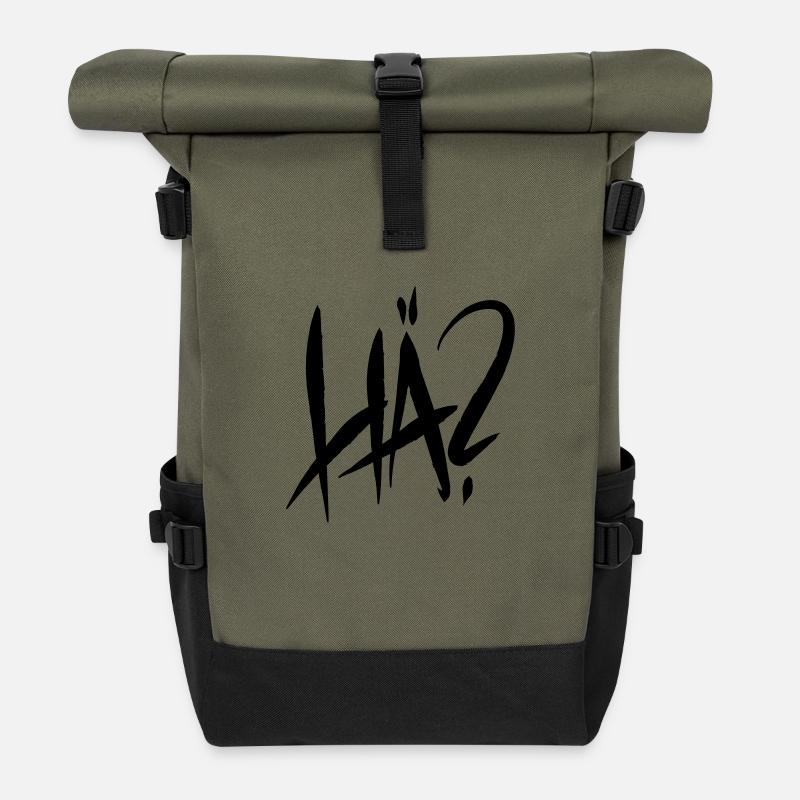 HÄ - Rolltop Rucksack - Olive/Schwarz